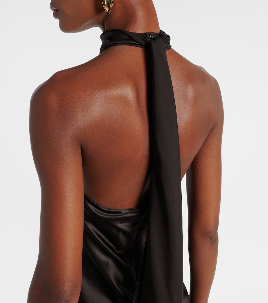 Collection Chilton Halterneck Silk-Blend Top