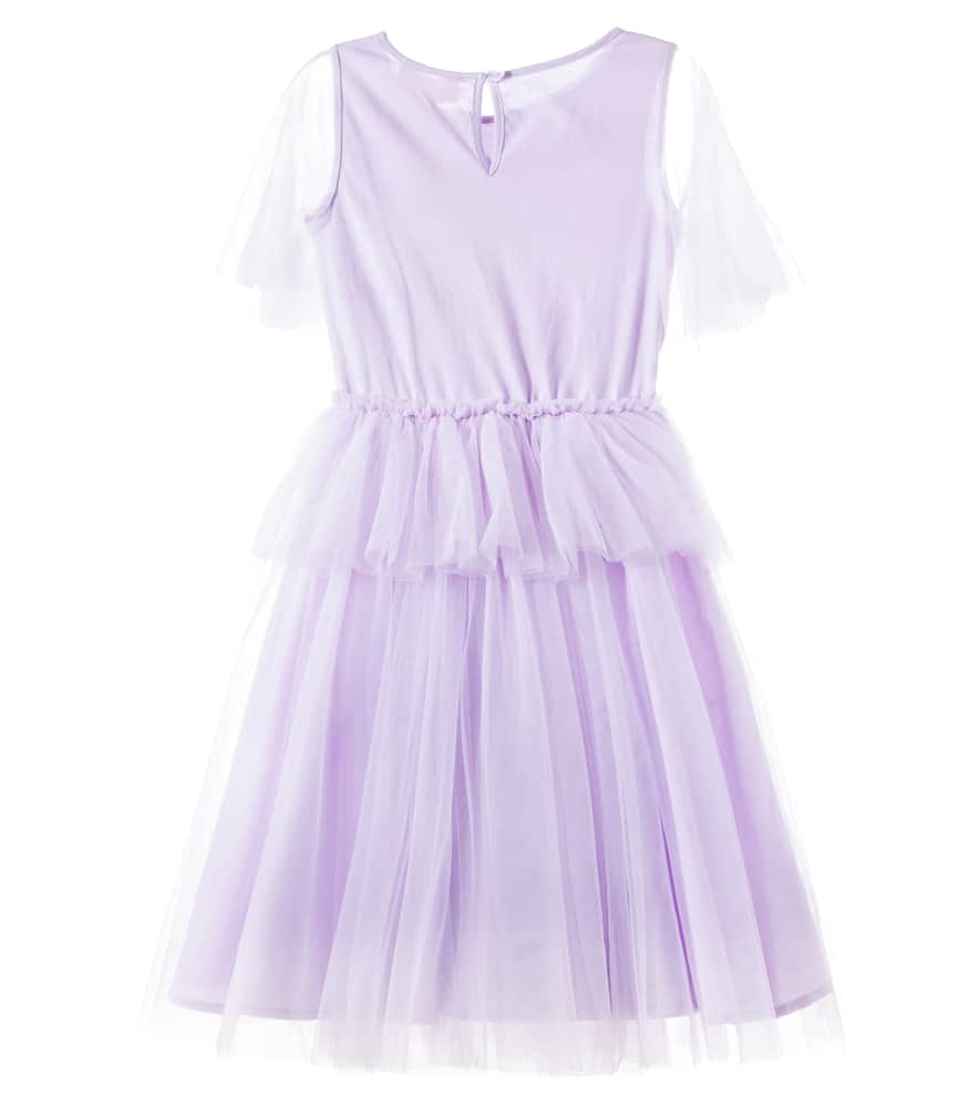 Tutu Du Monde Orchid Radiance Embellished Tulle Dress In Purple