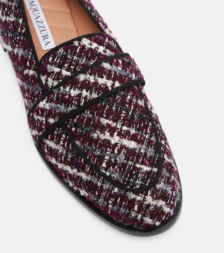  Aquazzura Aquazzura Loafers Martin Aus Tweed 