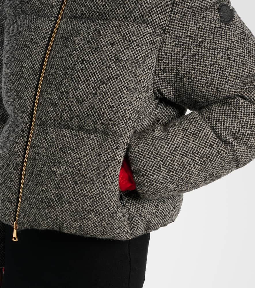 Moncler Zip-up Bomber Jacket In Gray
