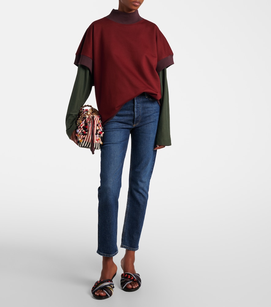 Agolde Riley high-rise straight jeans