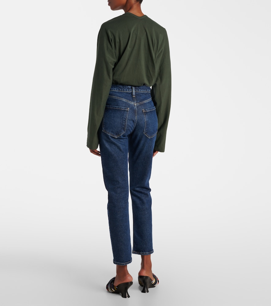 Riley High-Rise Straight Jeans