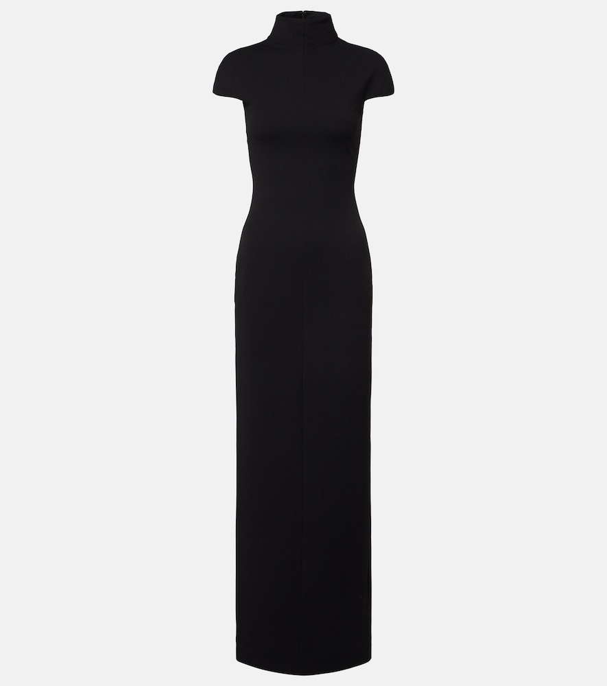Solace London Lang crêpe maxi dress