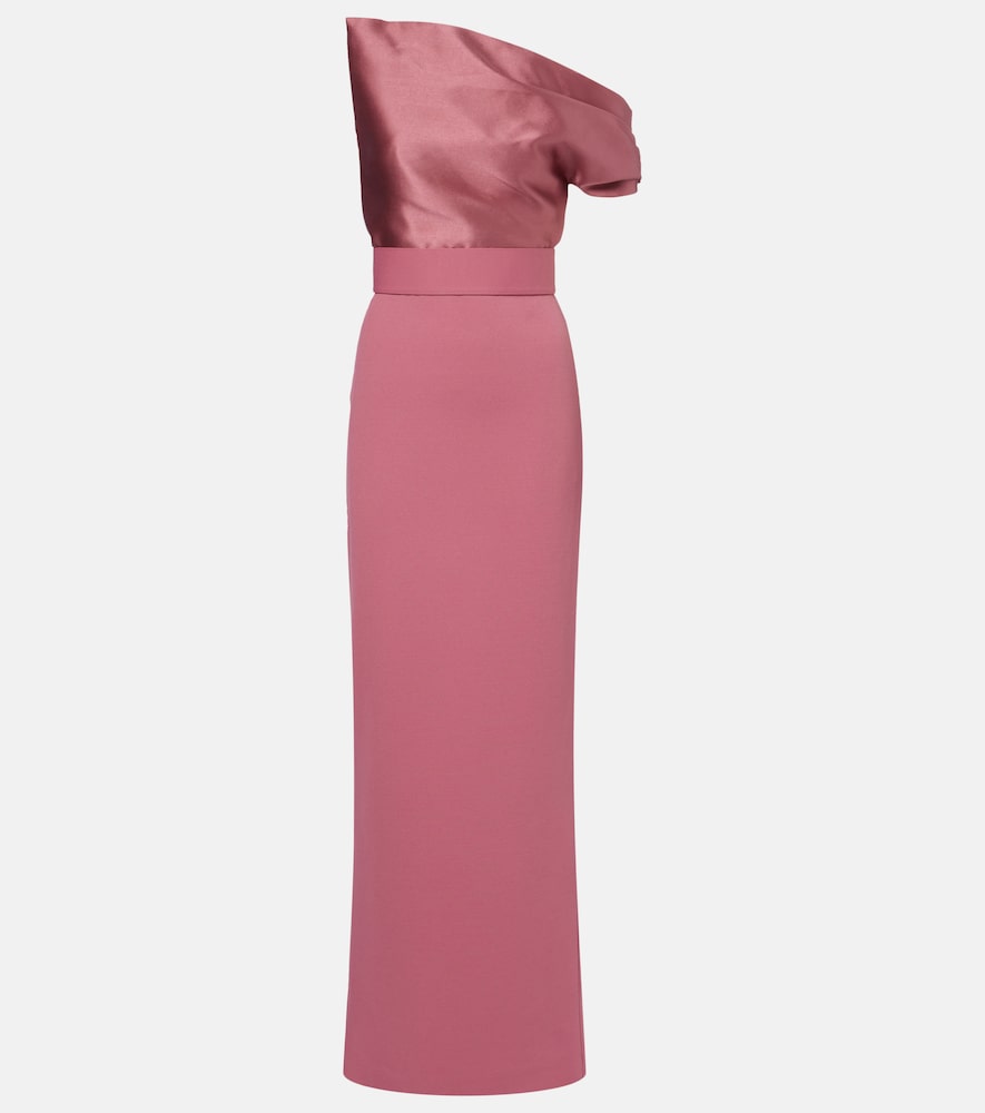 Solace London Magda asymmetric gown