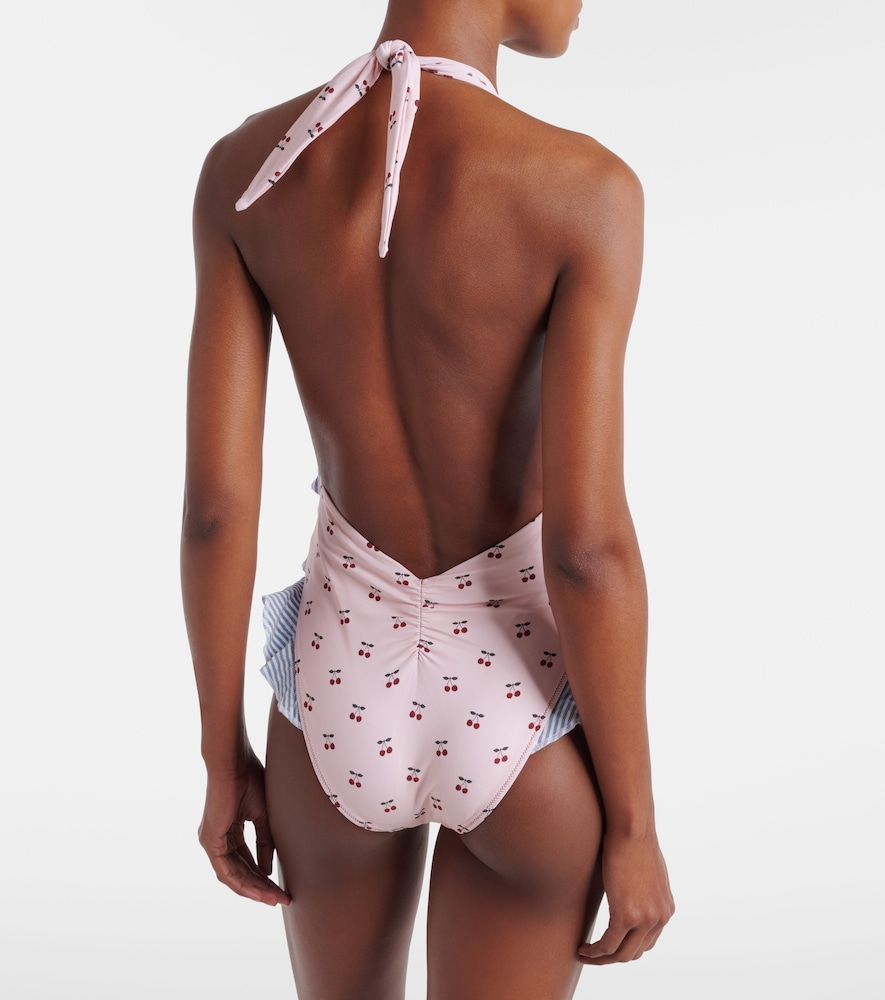  Montce Montce Tropez Printed Ruffled Swimsuit 