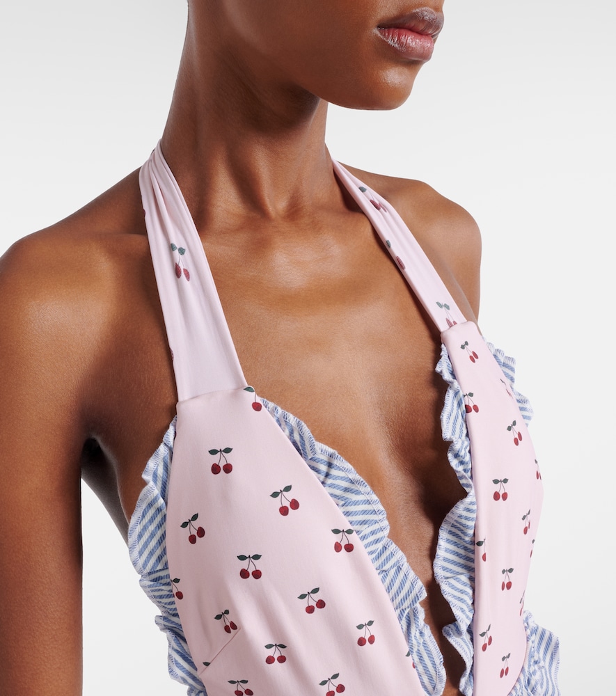  Montce Montce Tropez Printed Ruffled Swimsuit 