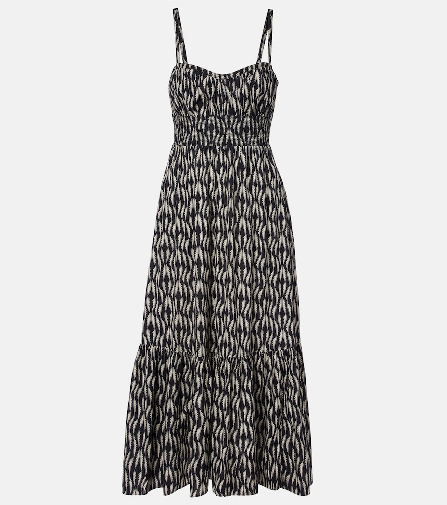Ulla Johnson Nadine printed cotton-blend midi dress