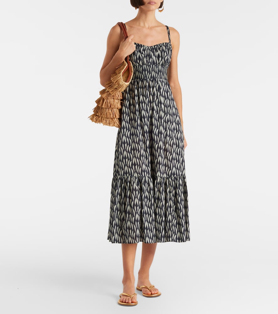 Ulla Johnson Nadine printed cotton-blend midi dress