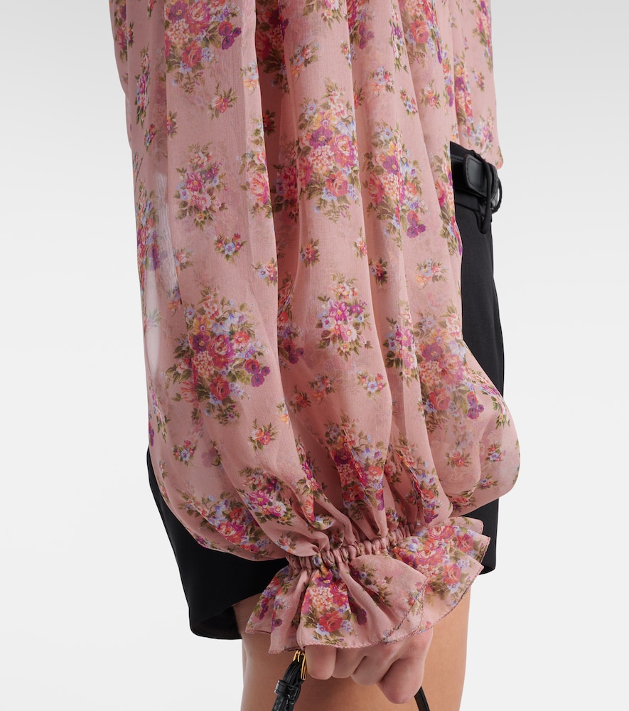 Dolce&gabbana Dolce&gabbana Schluppenbluse Aus Seide 