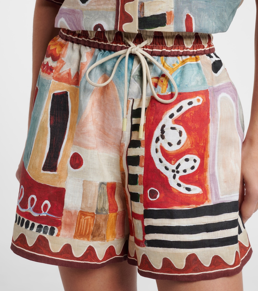  Alemais Alémais X Lrnce Bermuda-shorts Michelle Aus Leinen 