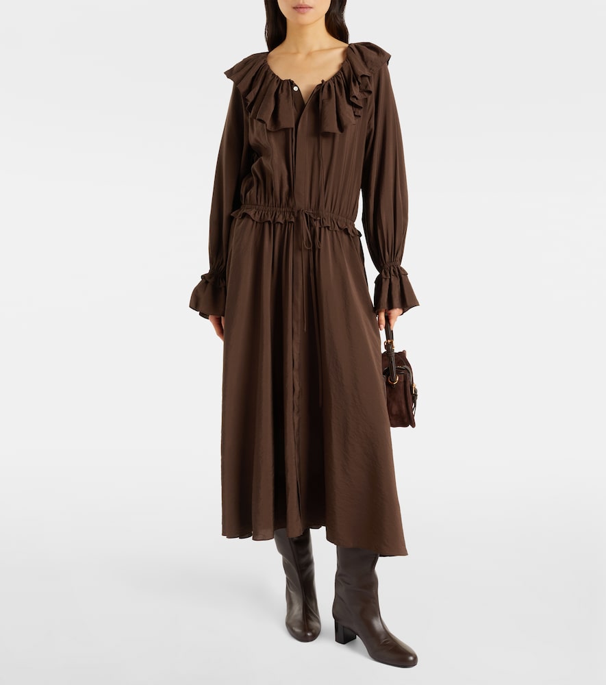 Polo Ralph Lauren Ruffled midi dress