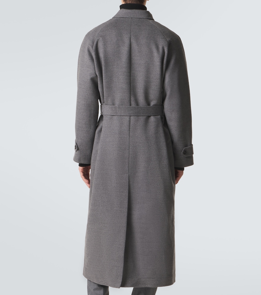 Belted Wool Overcoat