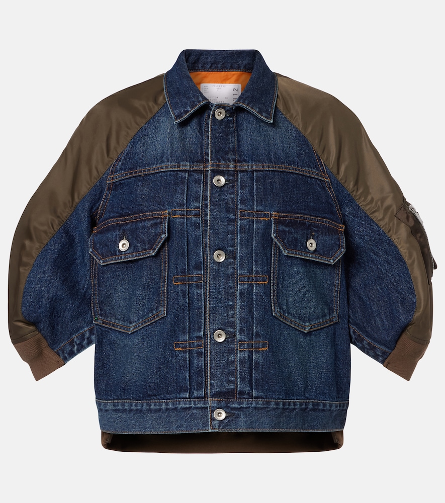Sacai Denim and Twill Jacket