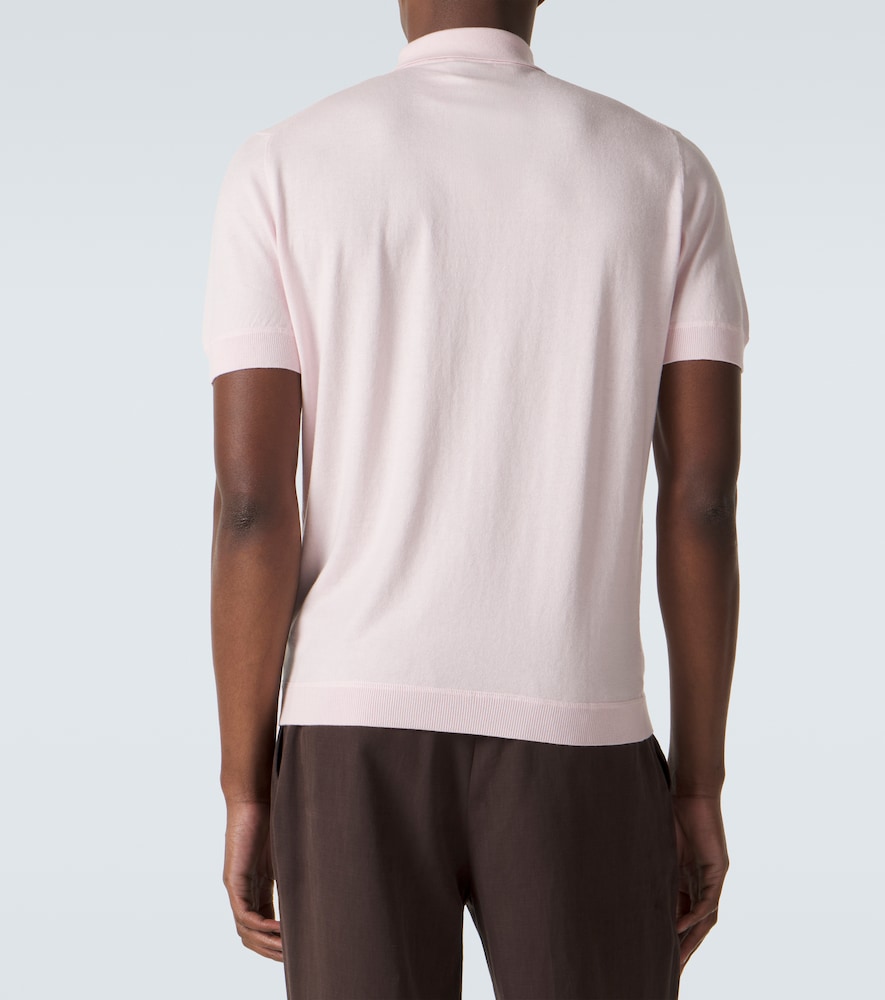  Allude Allude Polohemd Aus Baumwolle, Seide Und Kaschmir 