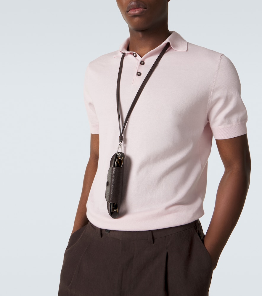  Allude Allude Polohemd Aus Baumwolle, Seide Und Kaschmir 