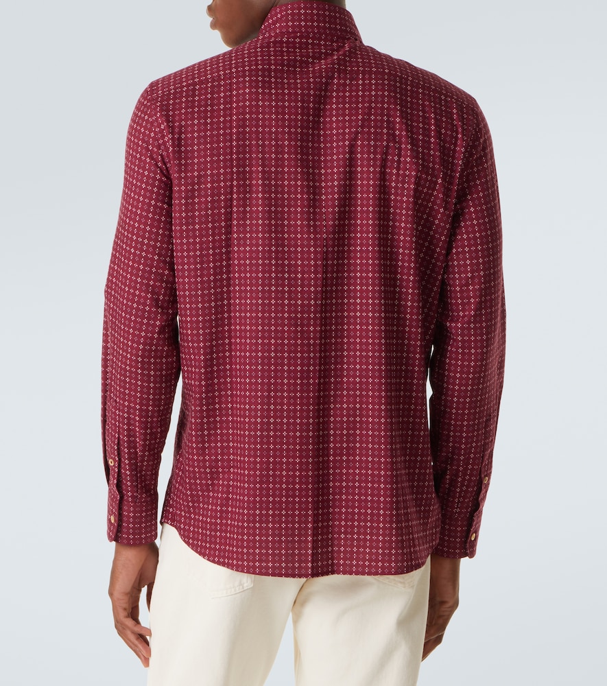  Brunello Cucinelli Brunello Cucinelli Bedrucktes Hemd Aus Baumwolle 