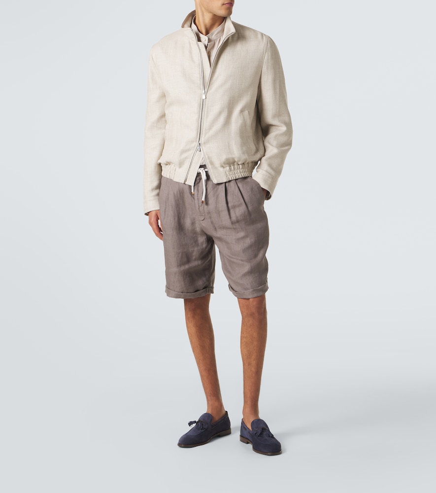  Brunello Cucinelli Brunello Cucinelli Linen Shorts 