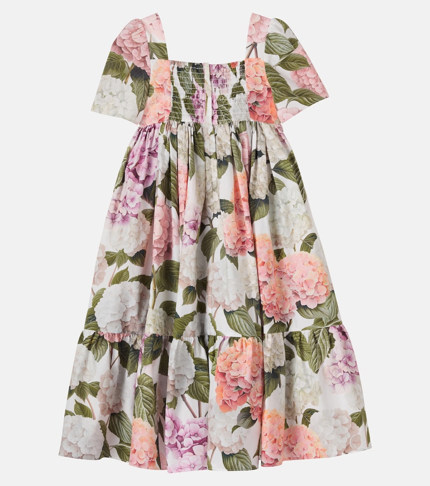  Dolce&gabbana Kids Dolce&gabbana Kids Kleid Aus Baumwollpopeline 