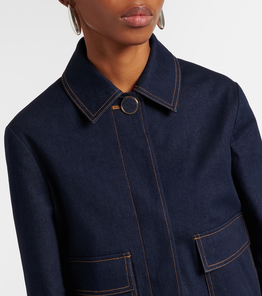  Veronica Beard Veronica Beard Barrington Embellished Denim Jacket 