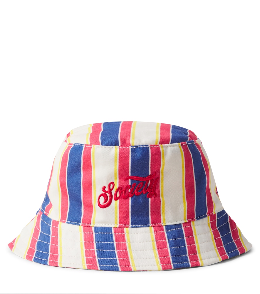 The New Society Multicoloured Gorse Striped Cotton Bucket Hat - Mytheresa