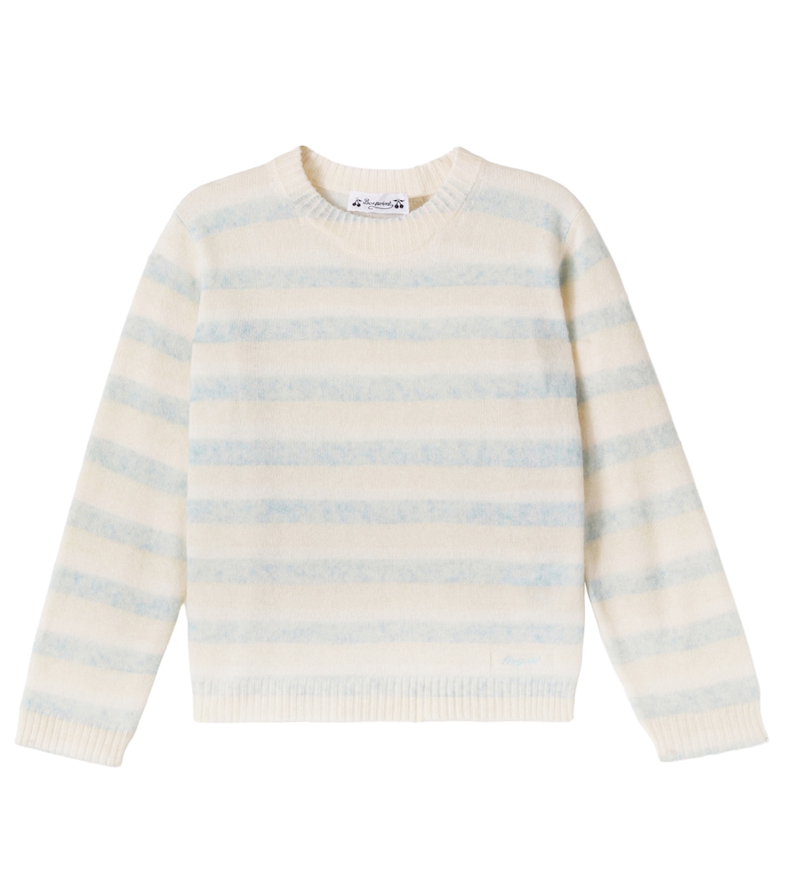 Bonpoint Yellow Branco Striped Cashmere Sweater Y Size 10 - Mytheresa