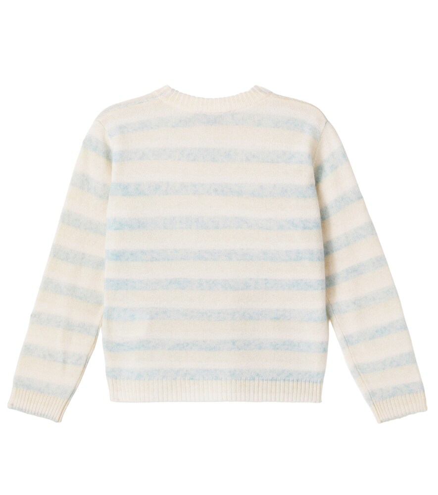  Bonpoint Bonpoint Pullover Branco Aus Kaschmir 