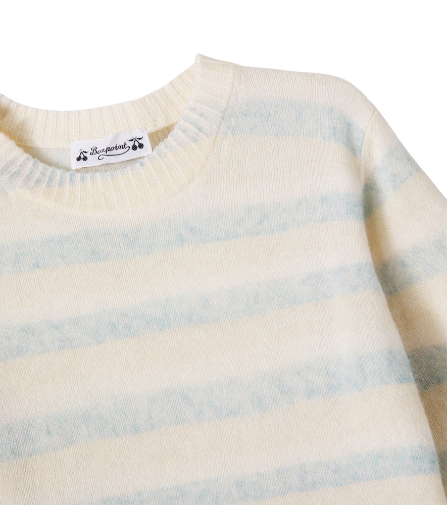  Bonpoint Bonpoint Pullover Branco Aus Kaschmir 