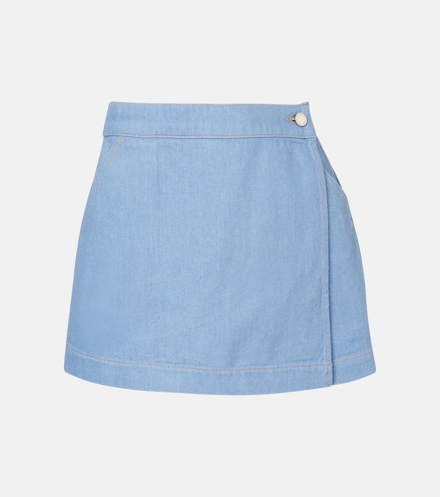 Veronica Beard Women's Blue Phineas Denim Skort UK Size 12 - Mytheresa
