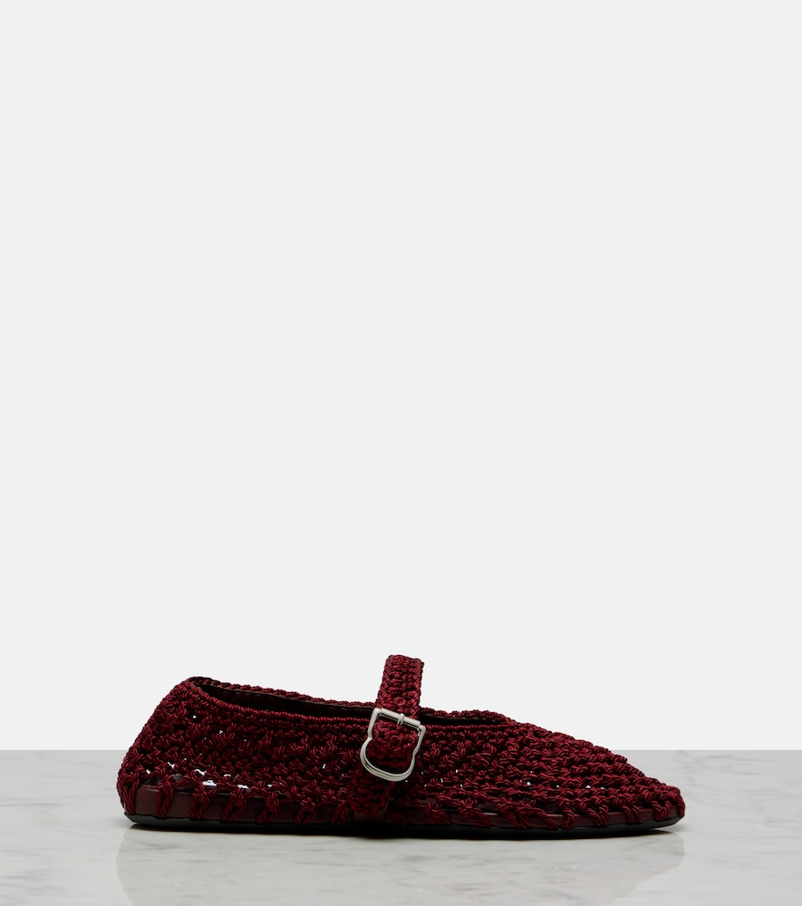  Alaia Alaïa Mary-jane-ballerinas Aus Satin 