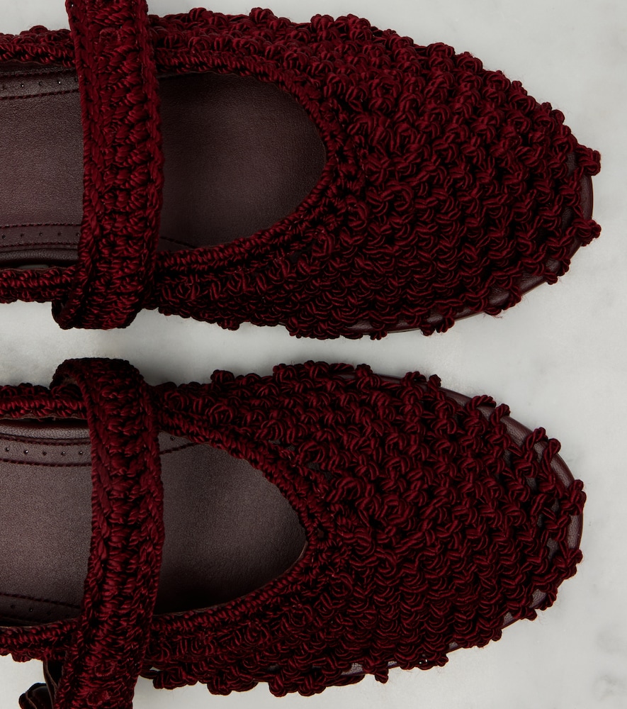  Alaia Alaïa Mary-jane-ballerinas Aus Satin 