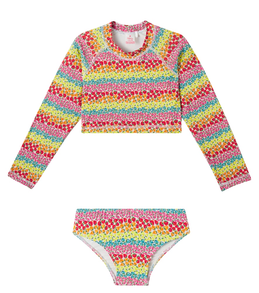Fabula Fábula Rashguard top and bikini bottoms set
