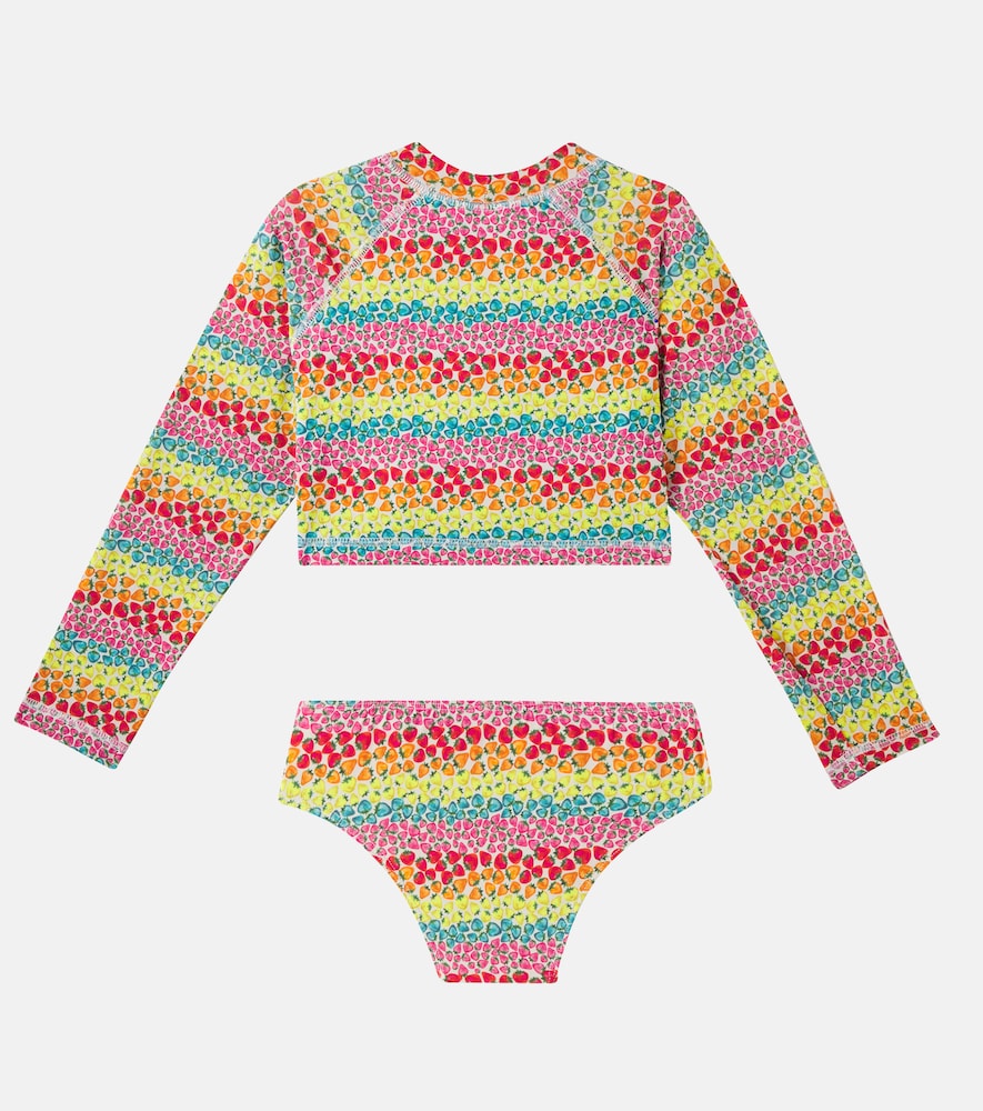  Fabula Fã¡bula Rashguard Top And Bikini Bottoms Set 