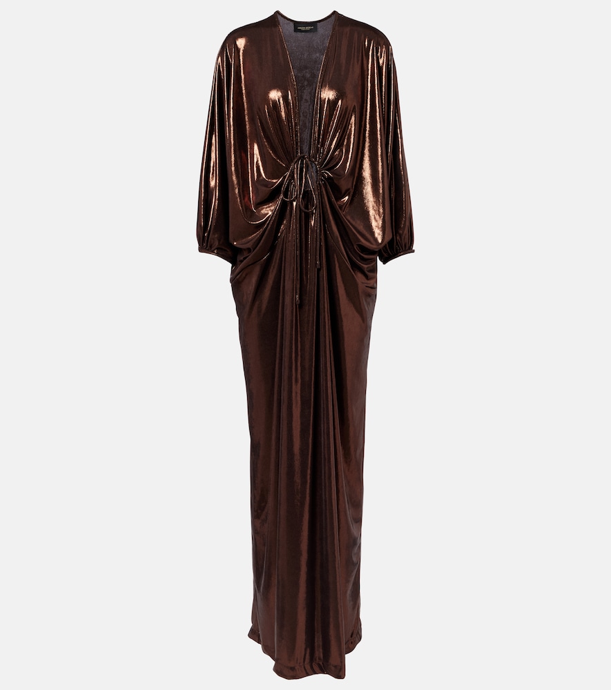 Adriana Degreas Cutout draped kaftan | Thumbnail 6