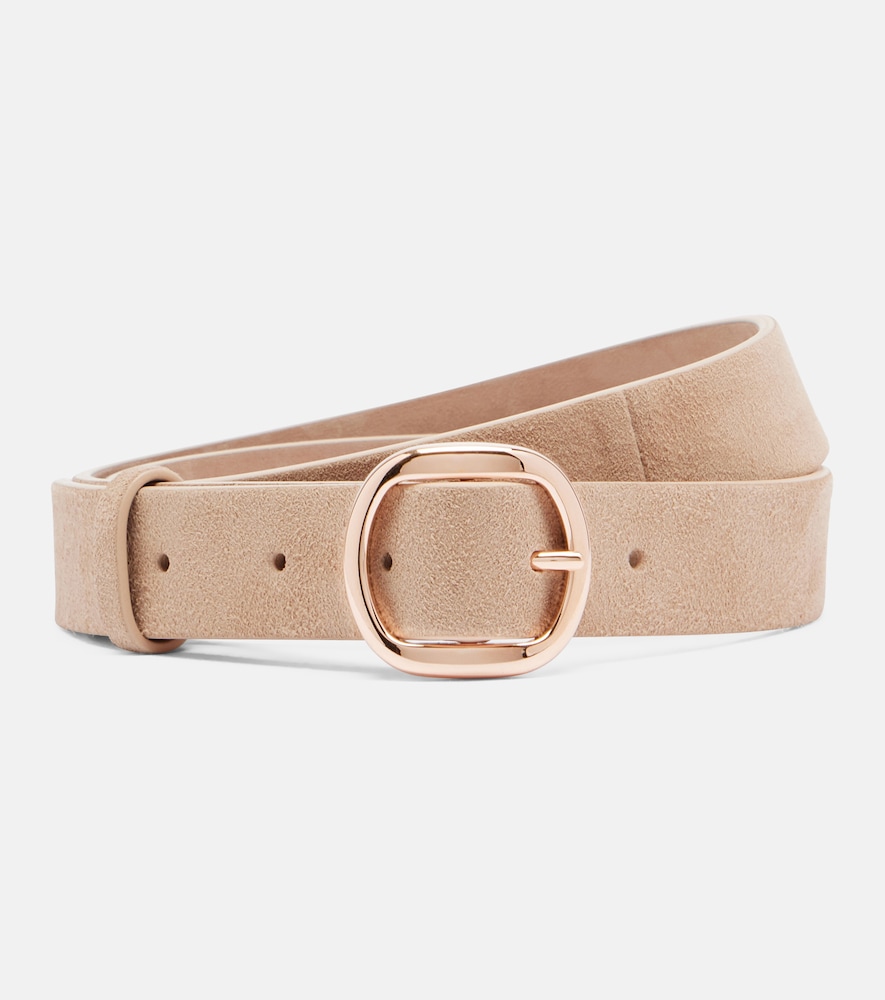 Gabriela Hearst Elster Thin suede belt | Thumbnail 4