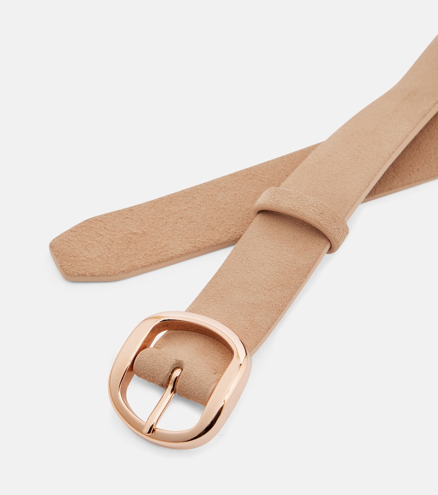  Gabriela Hearst Gabriela Hearst Elster Thin Suede Belt 