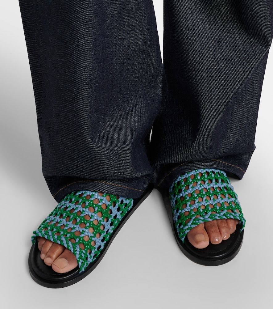  Jw Anderson Jw Anderson Net Fishnet Sandals 