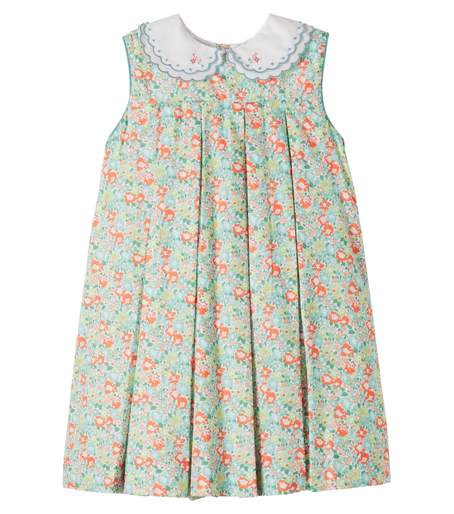 Pepa London Floral Pleated Cotton Dress