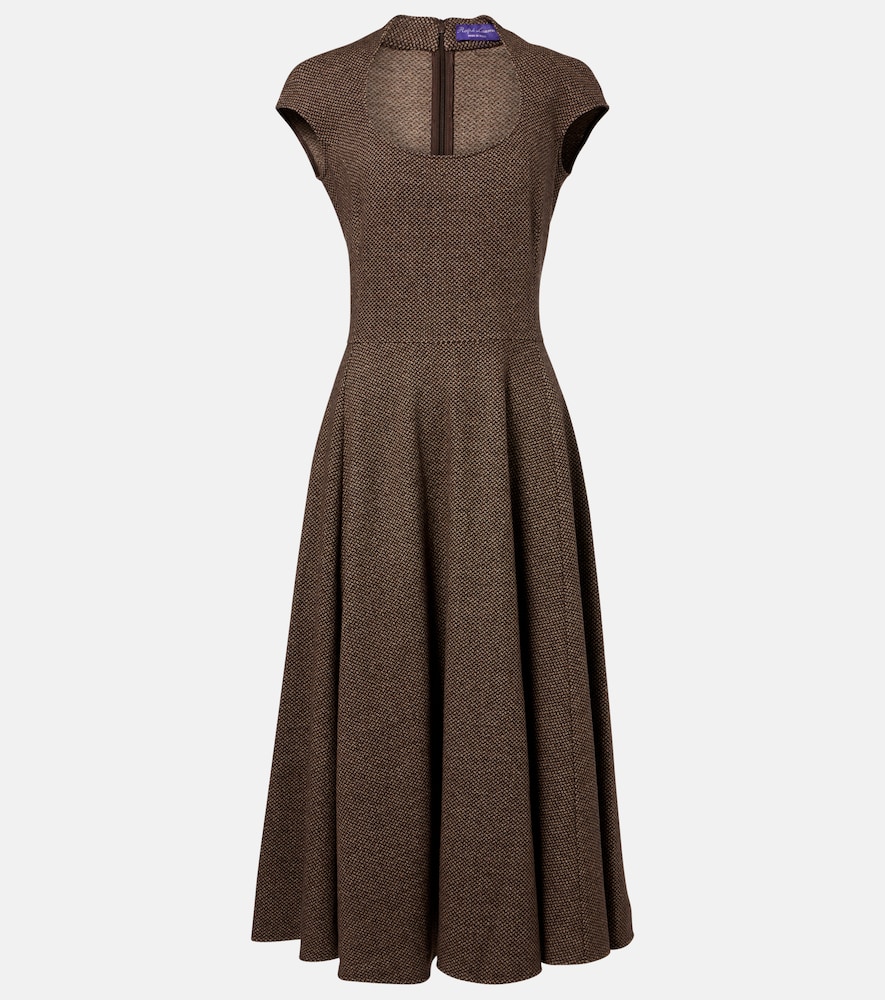 Abito midi Maisey in lana, seta e cashmere