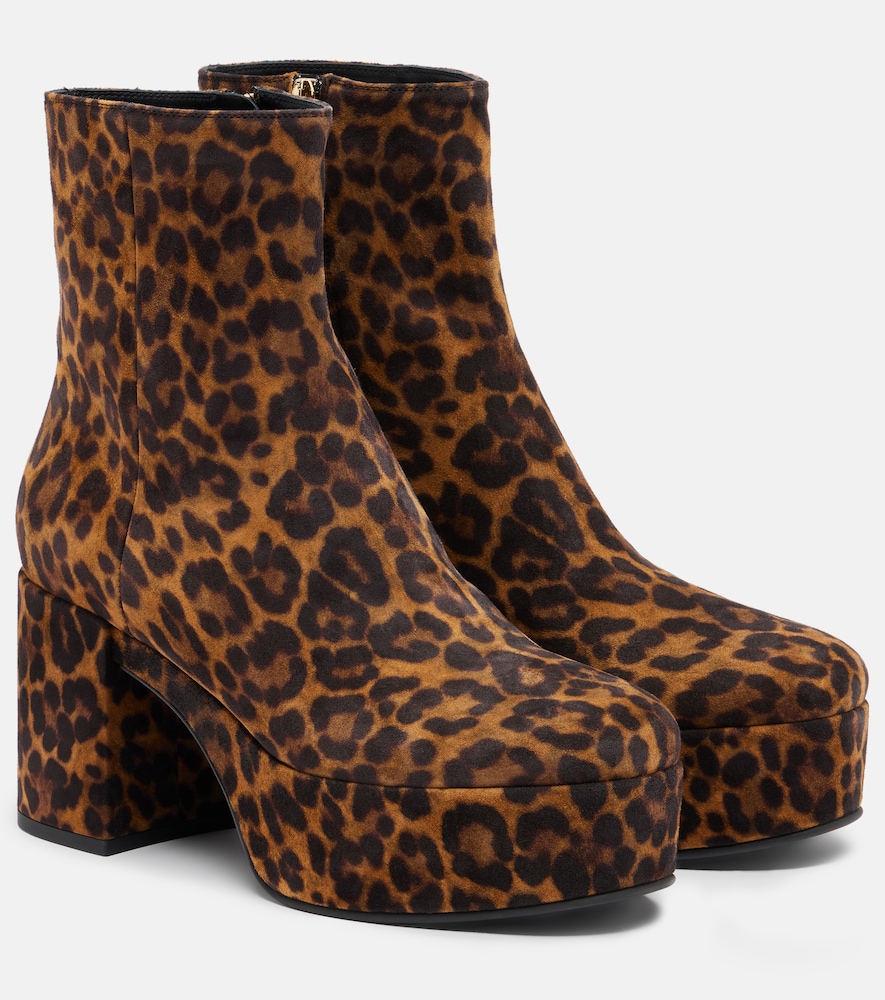 Gianvito Rossi Sally leopard-print suede ankle boots | Thumbnail 7