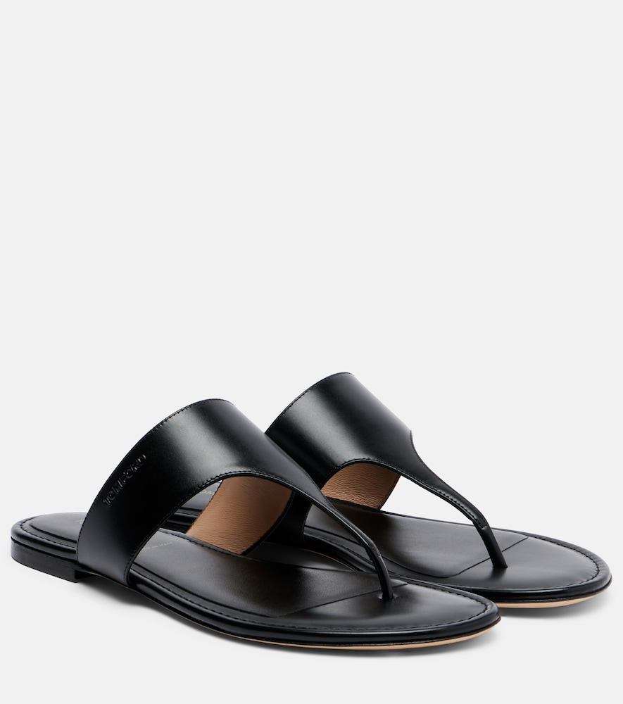 Sandali infradito in pelle