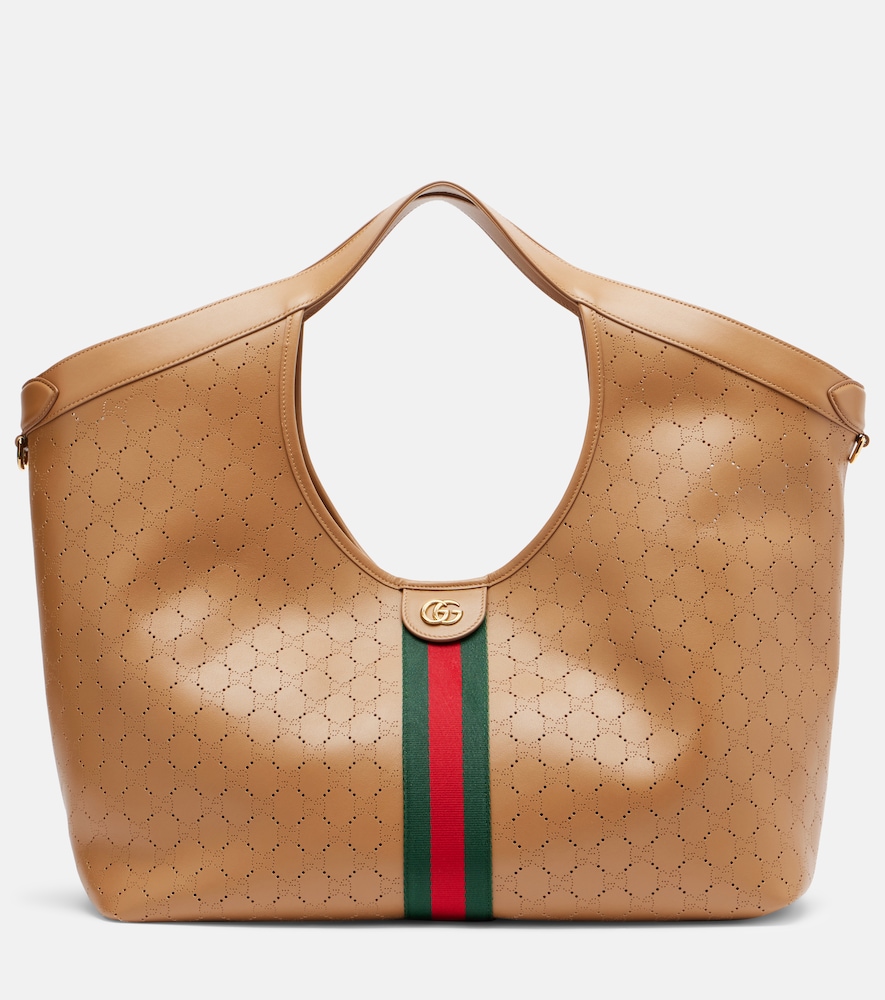 Tote Bag  Giglio Large aus Leder