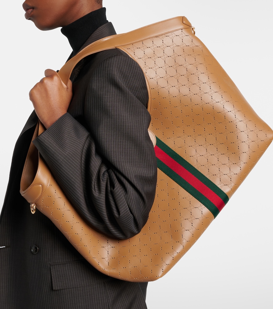 Gucci Gucci Giglio Large leather tote bag
