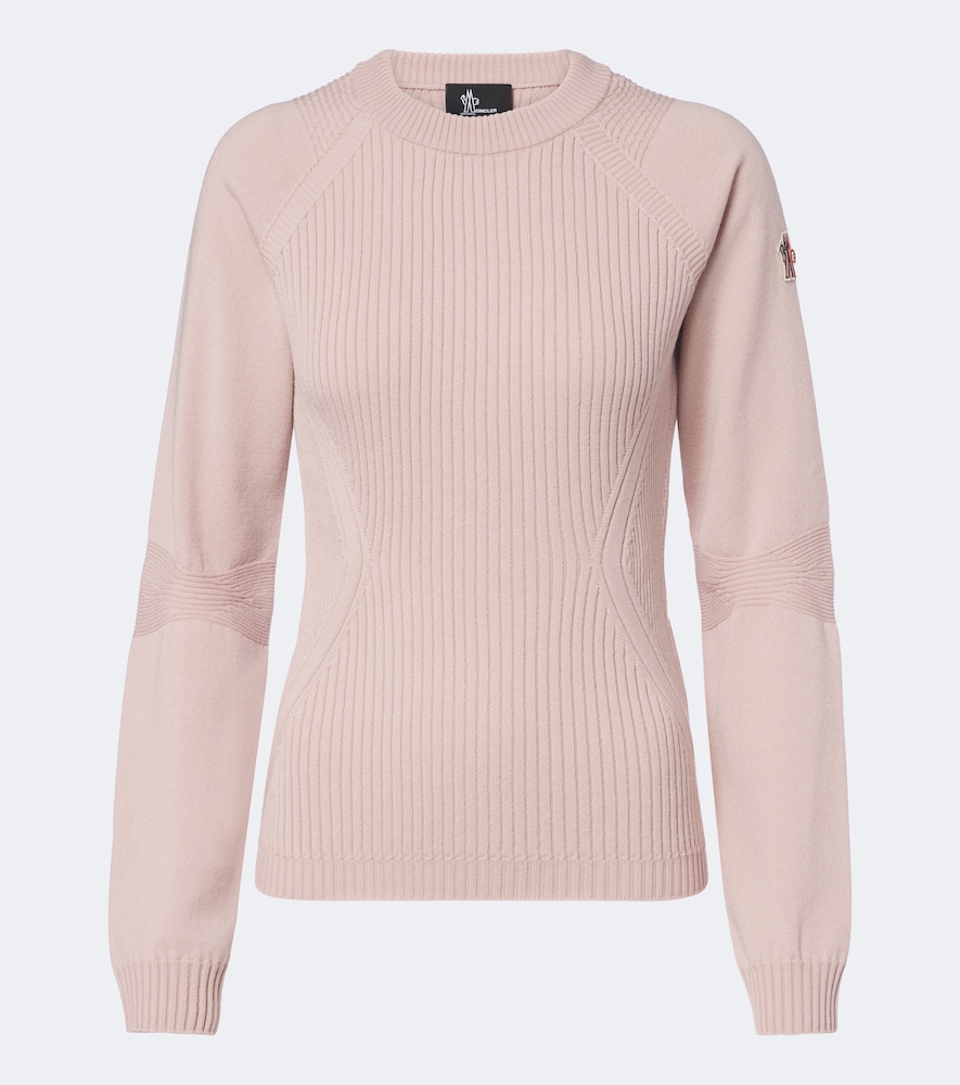 Grenoble Wool Blend Jumper für Women in Pink in Size: Xs, Moncler - Bild 4