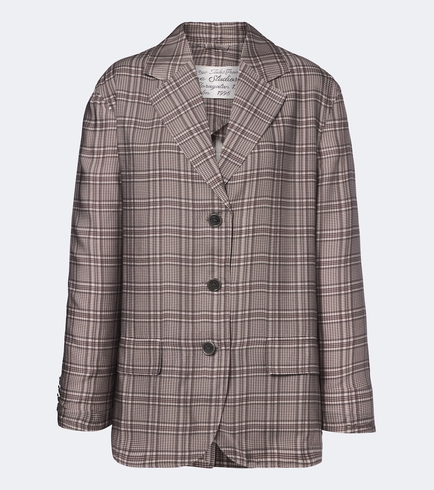 Acne Studios Blazer carreaux 850 €