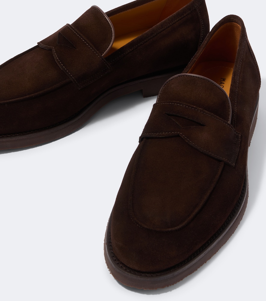 Cervan Penny Suede Penny Loafers