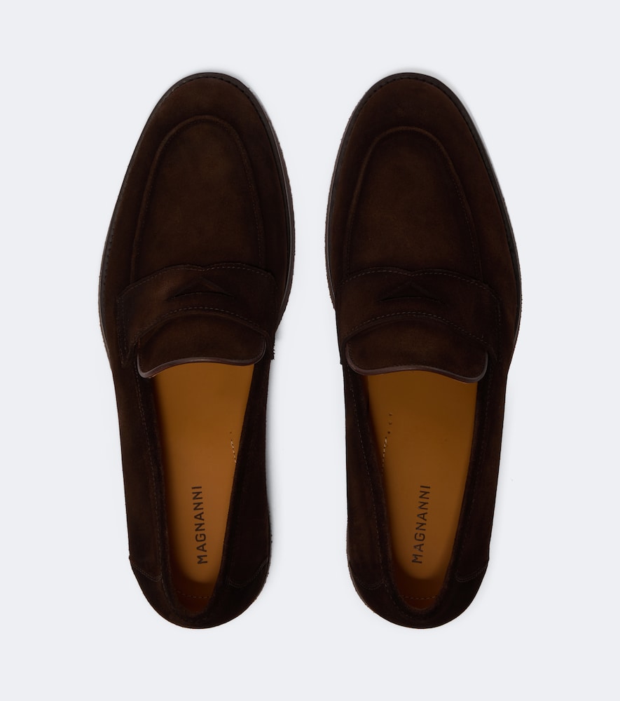 Cervan Penny Suede Penny Loafers