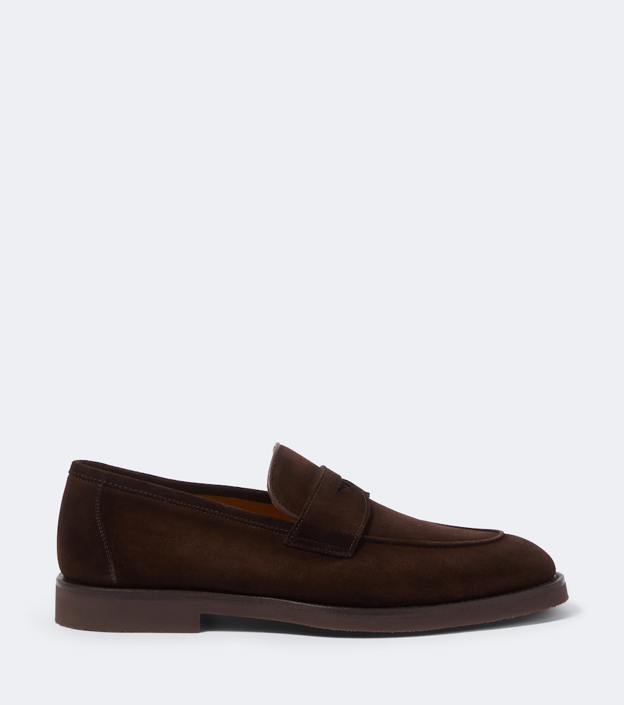 Cervan Penny Suede Penny Loafers