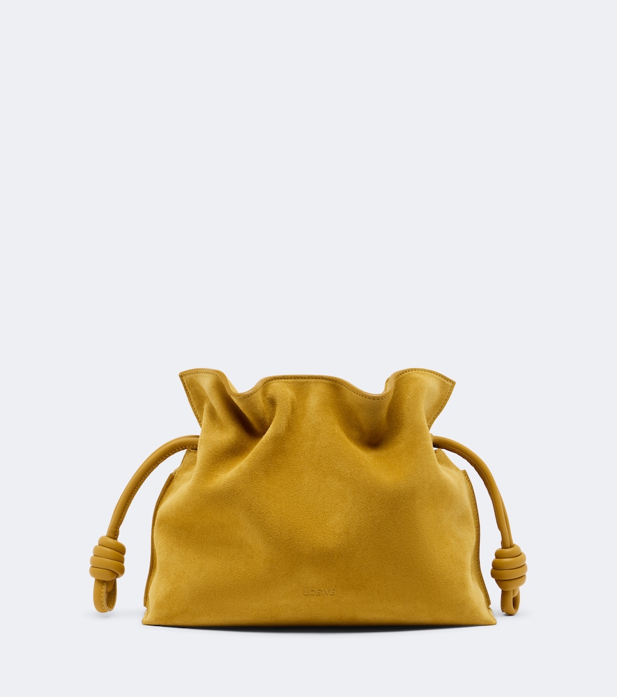 Clutch Flamenco Medium aus Veloursleder