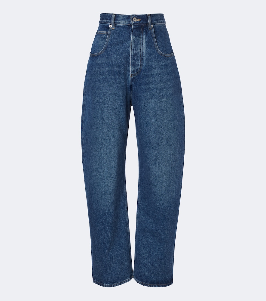Bottega Veneta Barrel-leg Jeans In Blue
