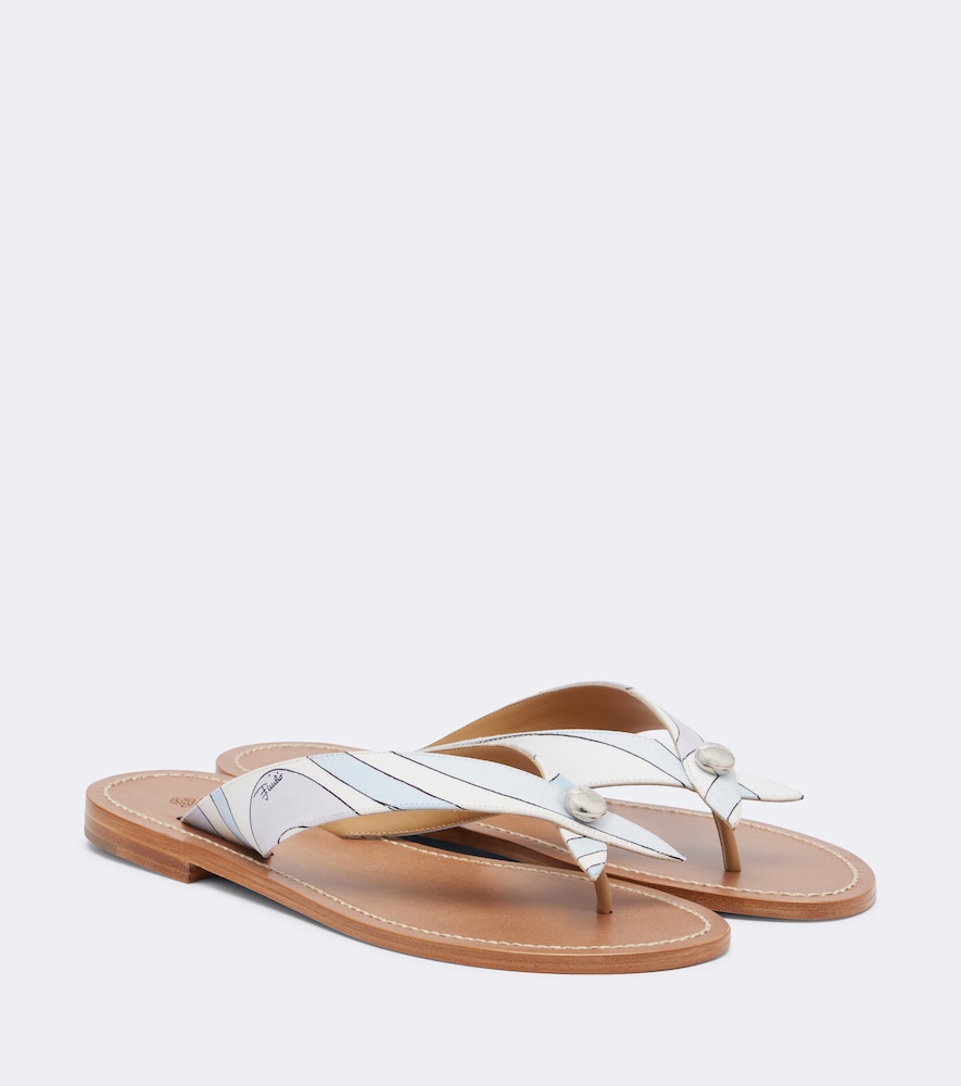 Pucci Marmo Thong Sandals